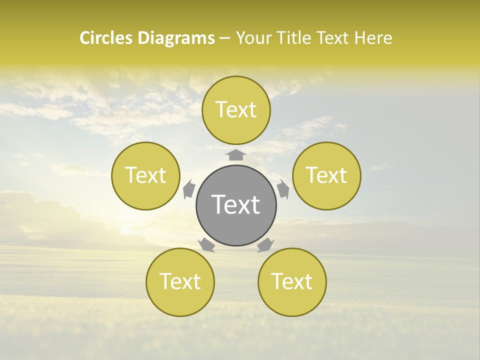 Bright Fresh Gold PowerPoint Template