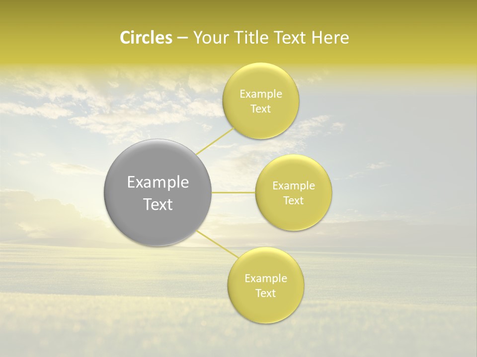 Bright Fresh Gold PowerPoint Template