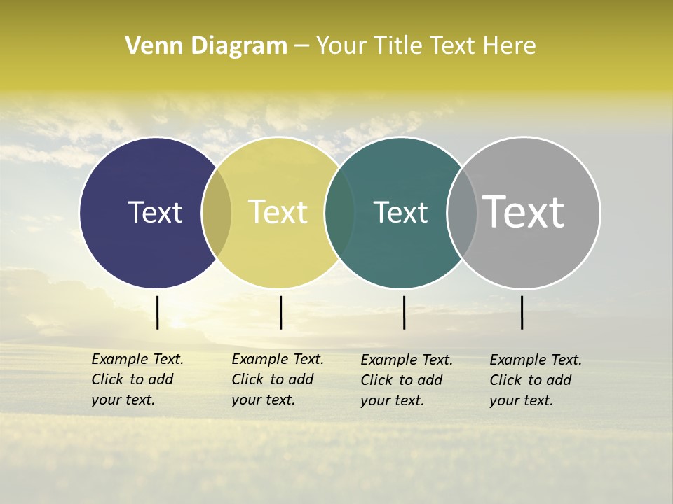 Bright Fresh Gold PowerPoint Template