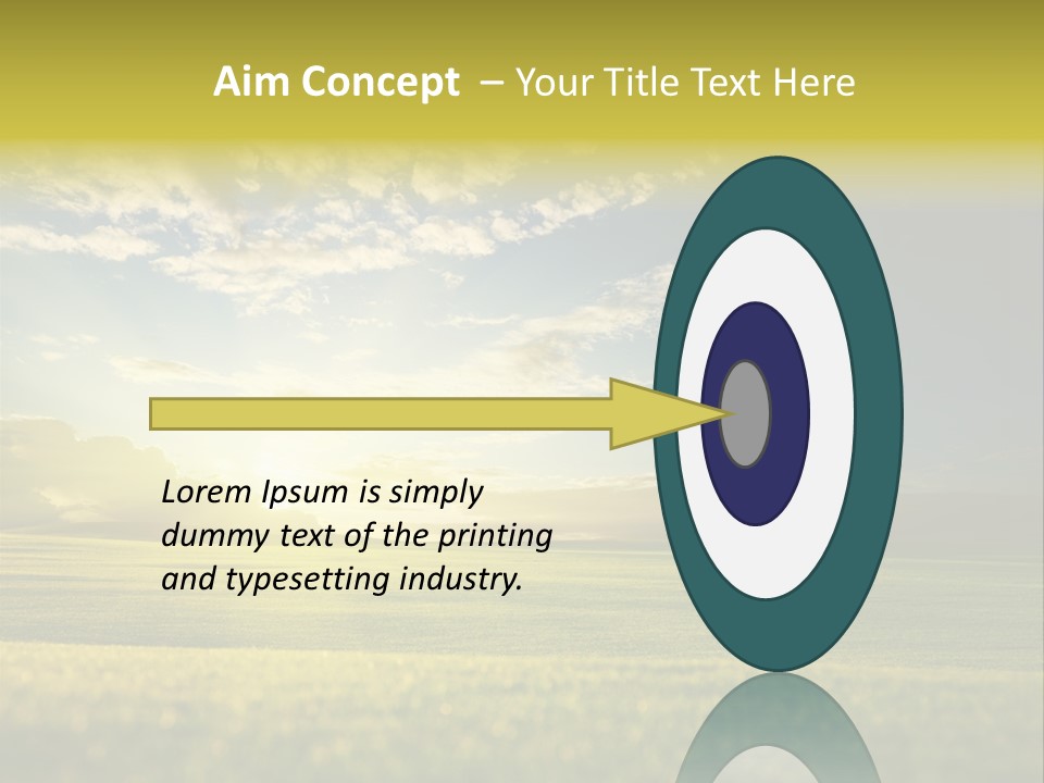 Bright Fresh Gold PowerPoint Template