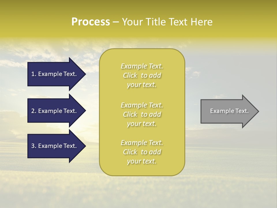 Bright Fresh Gold PowerPoint Template