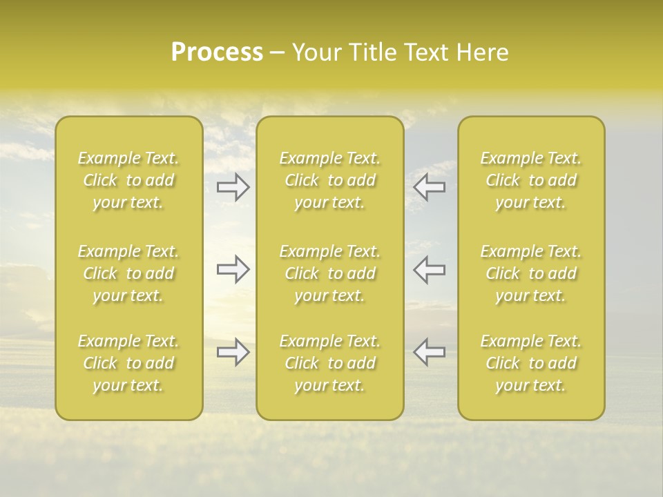 Bright Fresh Gold PowerPoint Template