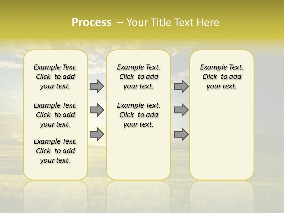 Bright Fresh Gold PowerPoint Template