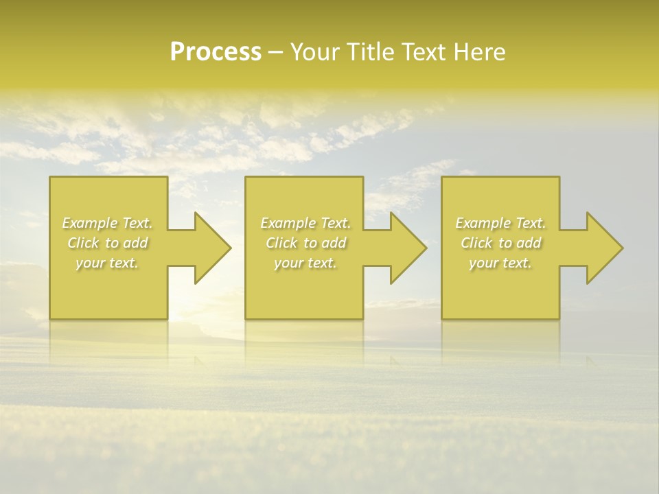 Bright Fresh Gold PowerPoint Template