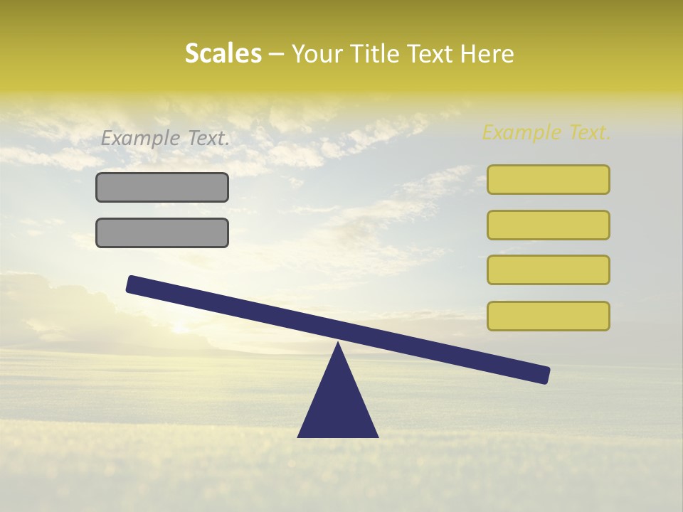 Bright Fresh Gold PowerPoint Template