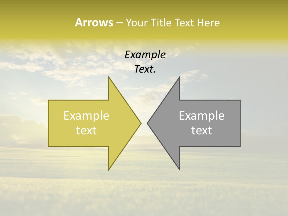 Bright Fresh Gold PowerPoint Template