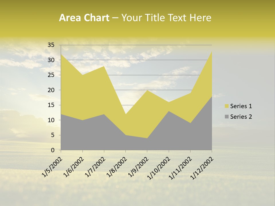 Bright Fresh Gold PowerPoint Template