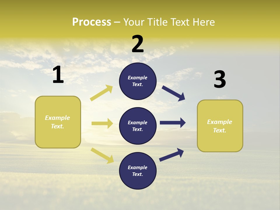 Bright Fresh Gold PowerPoint Template