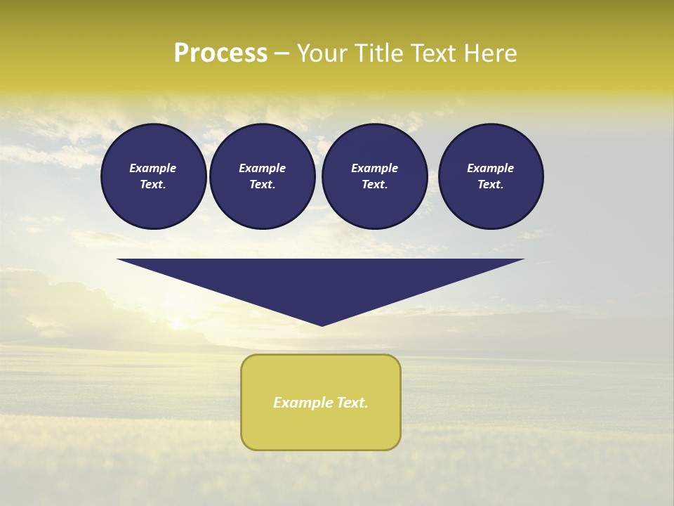 Bright Fresh Gold PowerPoint Template