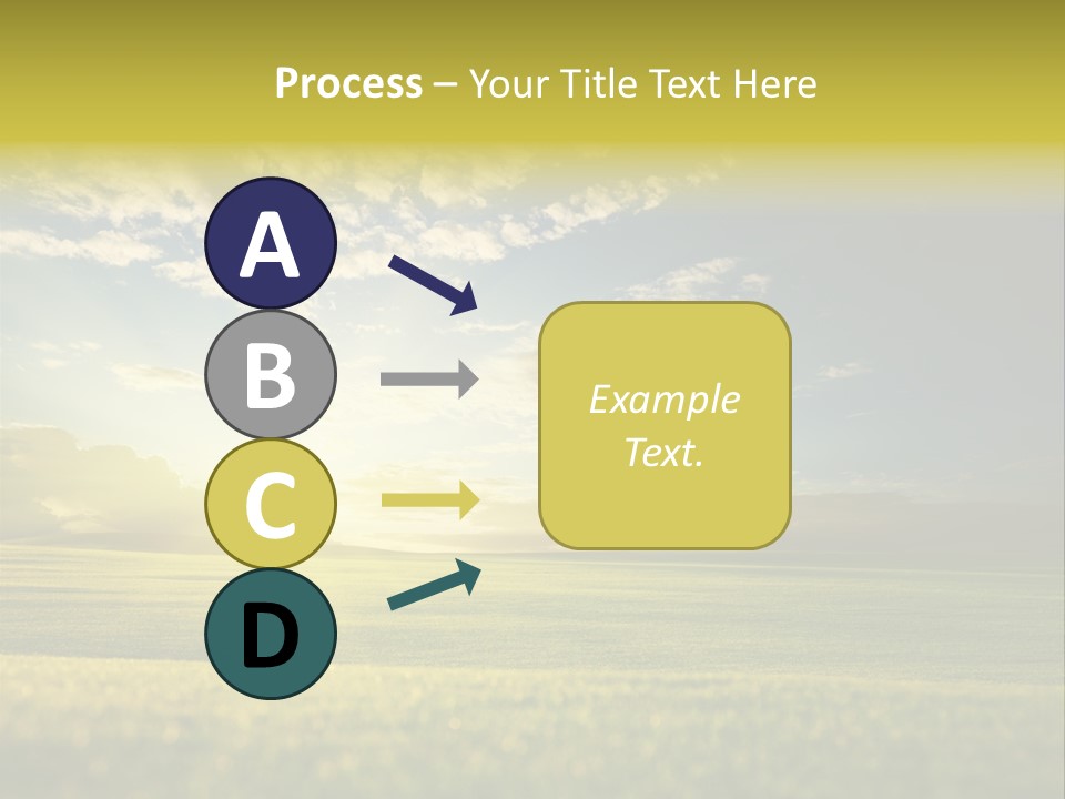 Bright Fresh Gold PowerPoint Template