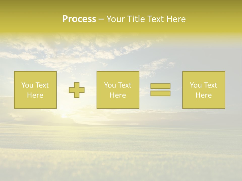 Bright Fresh Gold PowerPoint Template