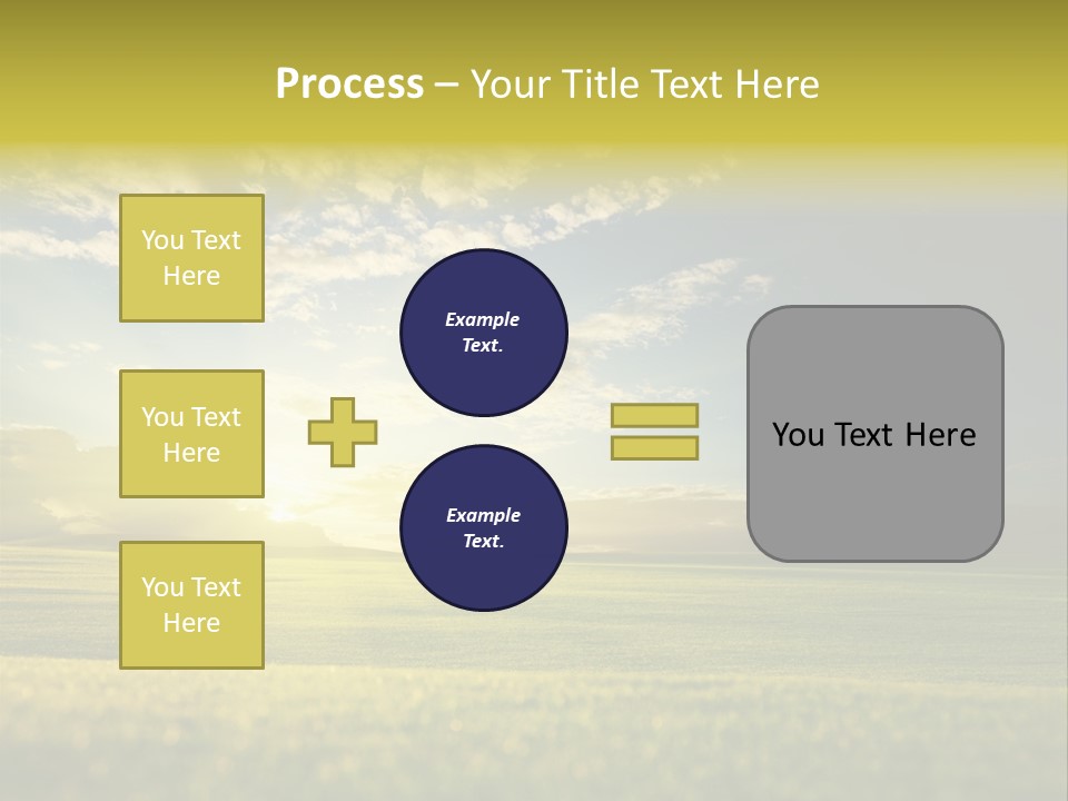 Bright Fresh Gold PowerPoint Template