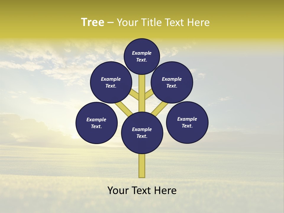 Bright Fresh Gold PowerPoint Template