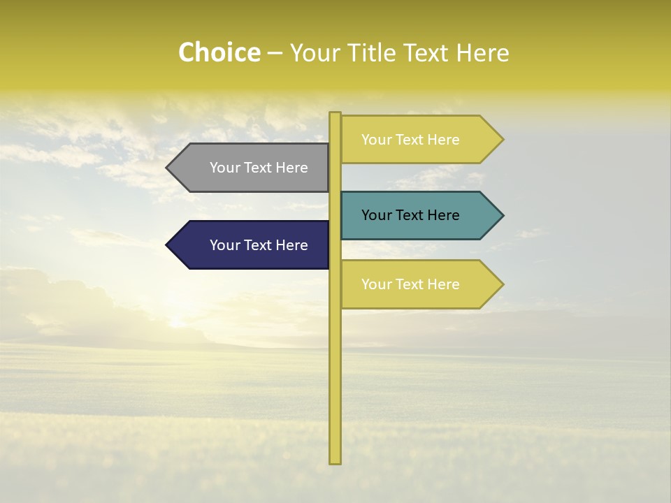 Bright Fresh Gold PowerPoint Template