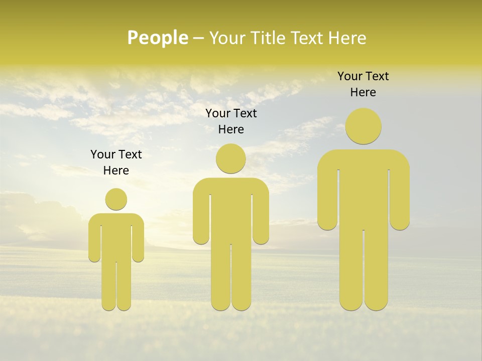 Bright Fresh Gold PowerPoint Template