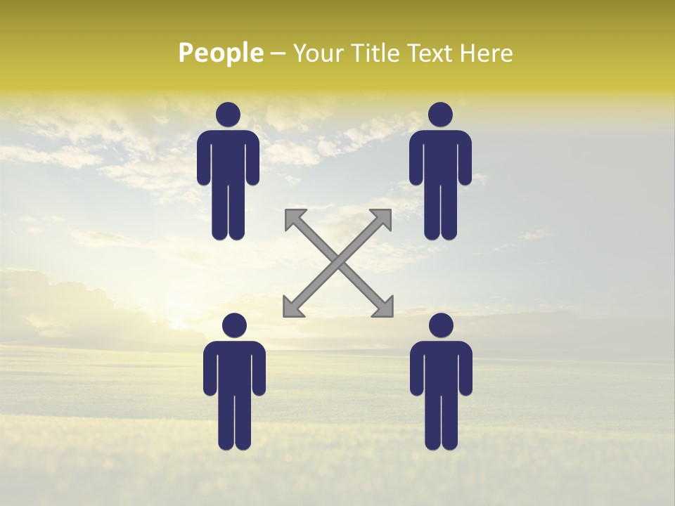 Bright Fresh Gold PowerPoint Template