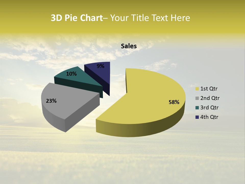 Bright Fresh Gold PowerPoint Template
