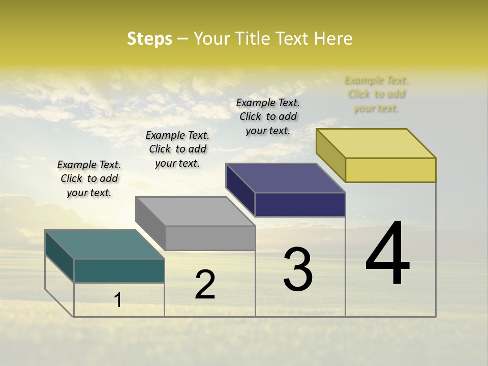 Bright Fresh Gold PowerPoint Template