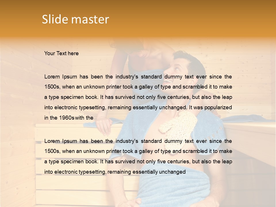 Hotel Pool Traditional PowerPoint Template