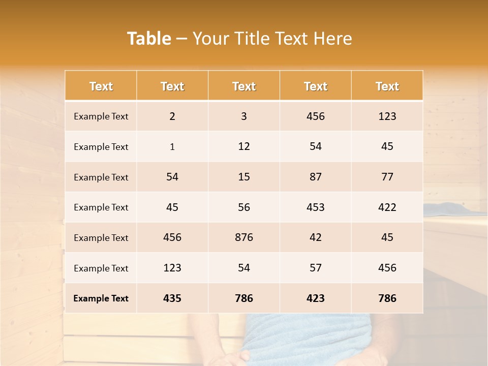 Hotel Pool Traditional PowerPoint Template