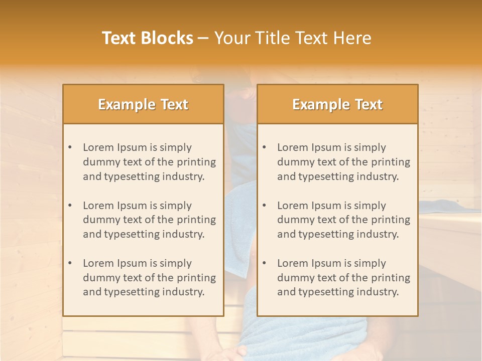 Hotel Pool Traditional PowerPoint Template