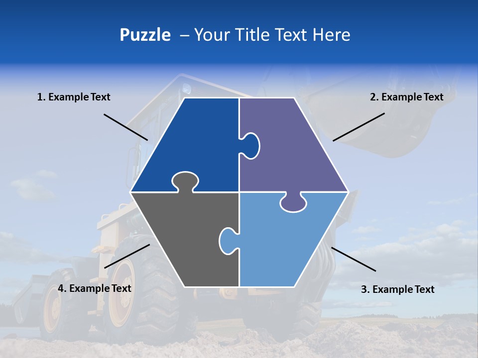 Shovel Bucket Mine PowerPoint Template