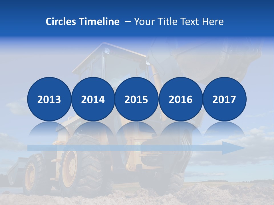 Shovel Bucket Mine PowerPoint Template