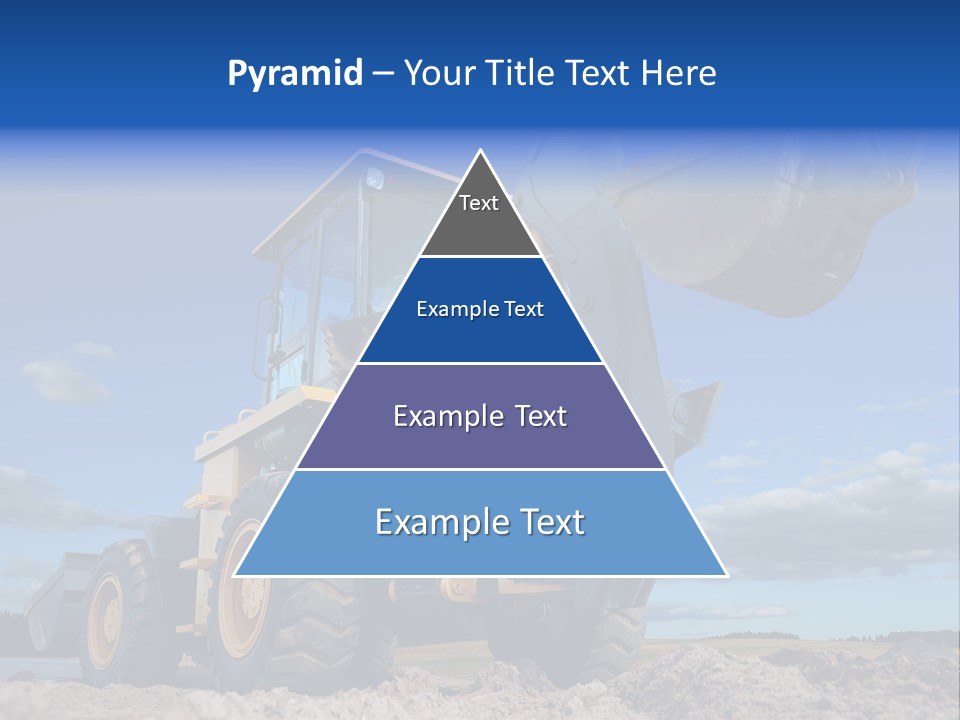 Shovel Bucket Mine PowerPoint Template