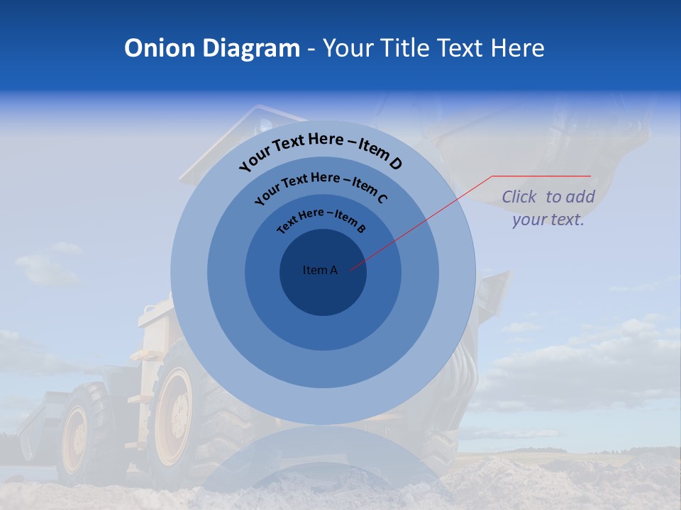 Shovel Bucket Mine PowerPoint Template