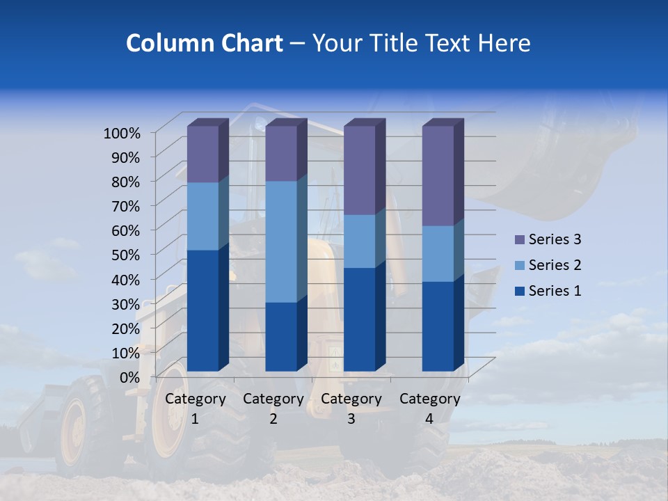 Shovel Bucket Mine PowerPoint Template