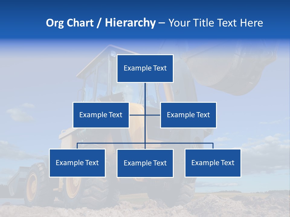 Shovel Bucket Mine PowerPoint Template