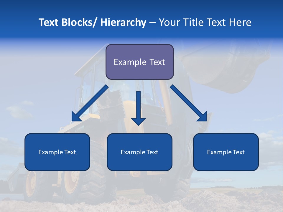 Shovel Bucket Mine PowerPoint Template