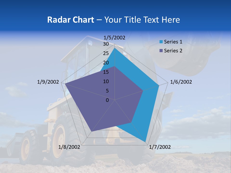 Shovel Bucket Mine PowerPoint Template
