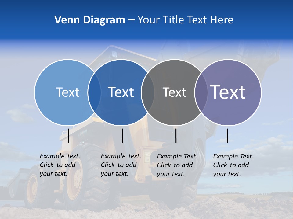 Shovel Bucket Mine PowerPoint Template