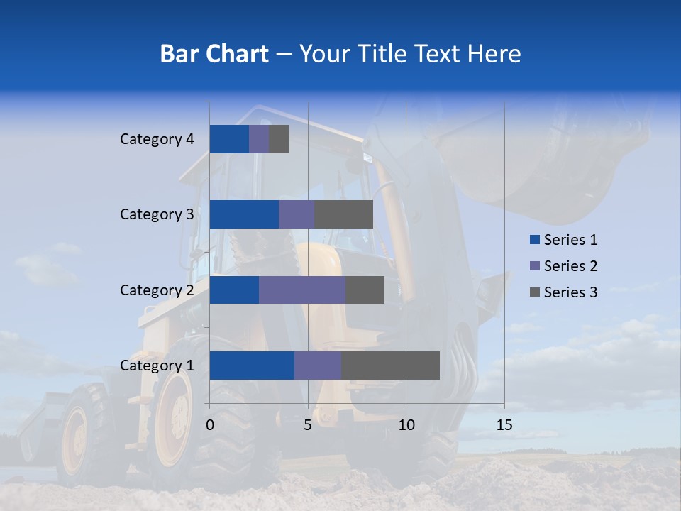 Shovel Bucket Mine PowerPoint Template