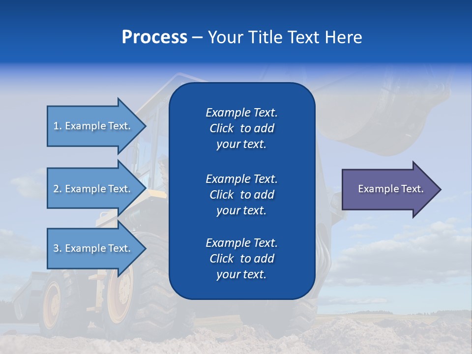 Shovel Bucket Mine PowerPoint Template