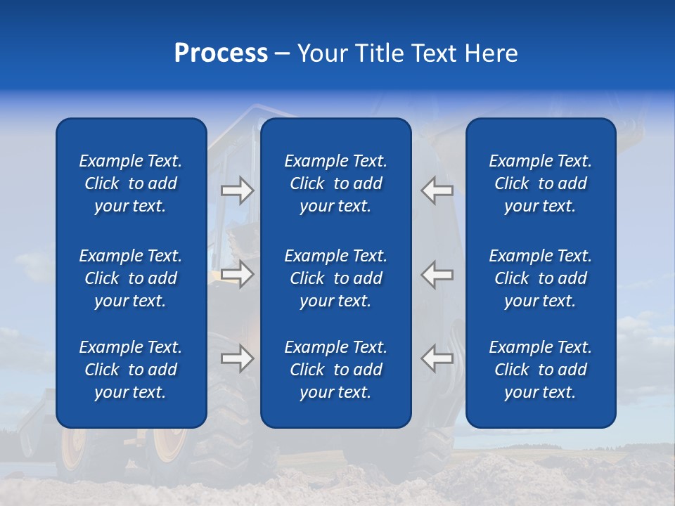 Shovel Bucket Mine PowerPoint Template