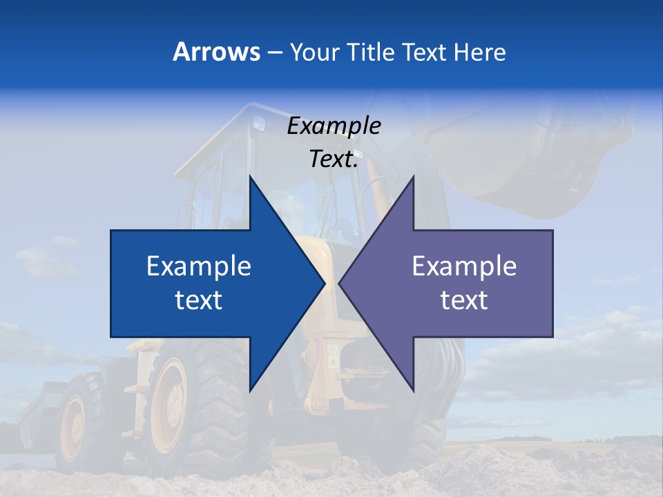 Shovel Bucket Mine PowerPoint Template