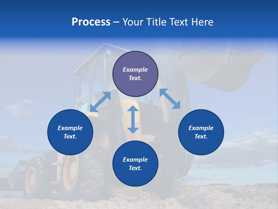 Shovel Bucket Mine PowerPoint Template