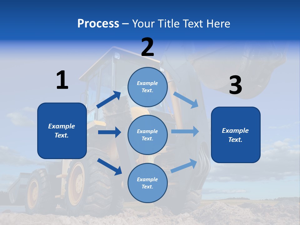 Shovel Bucket Mine PowerPoint Template