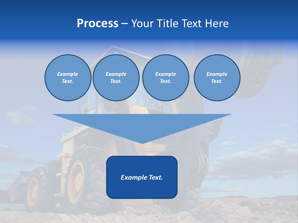 Shovel Bucket Mine PowerPoint Template