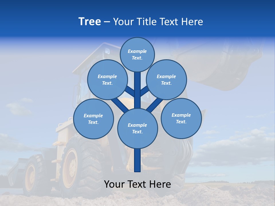 Shovel Bucket Mine PowerPoint Template