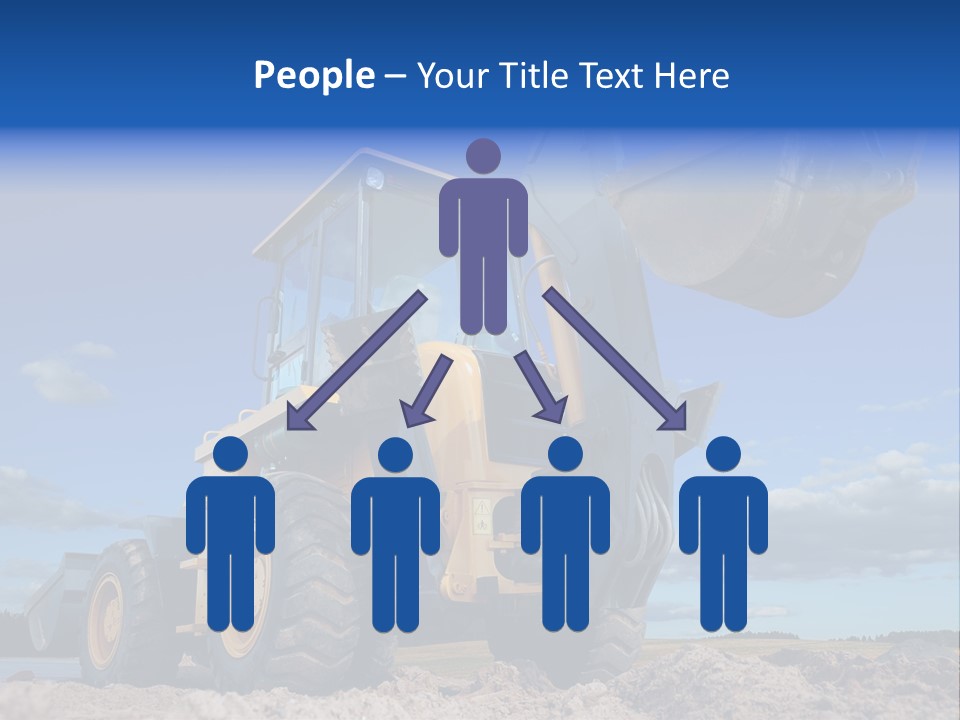 Shovel Bucket Mine PowerPoint Template