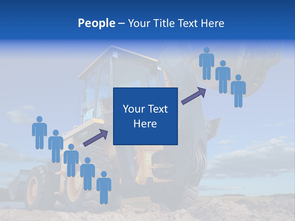 Shovel Bucket Mine PowerPoint Template