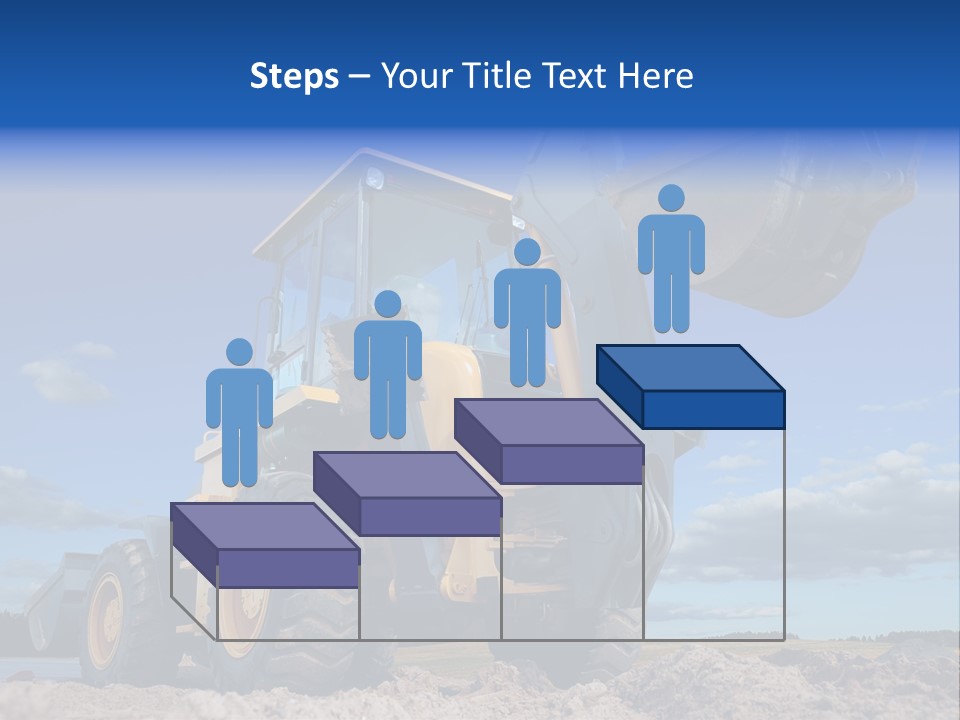Shovel Bucket Mine PowerPoint Template