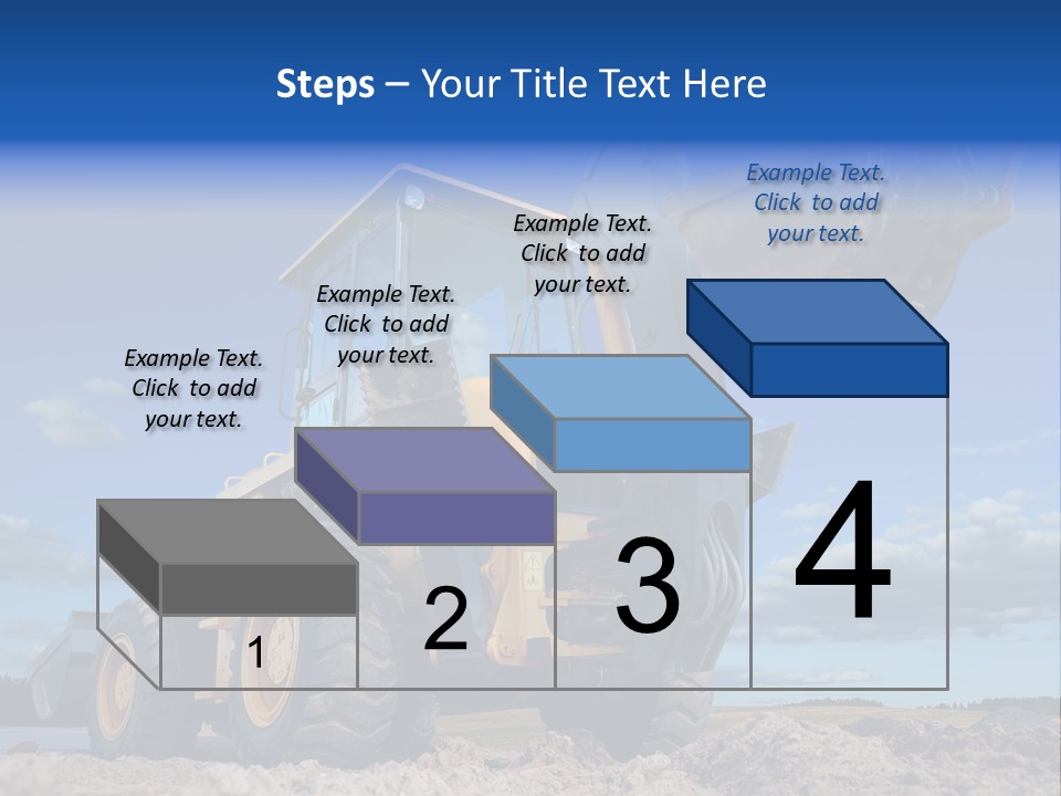 Shovel Bucket Mine PowerPoint Template