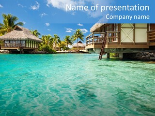 Paradise Palm Hotel PowerPoint Template