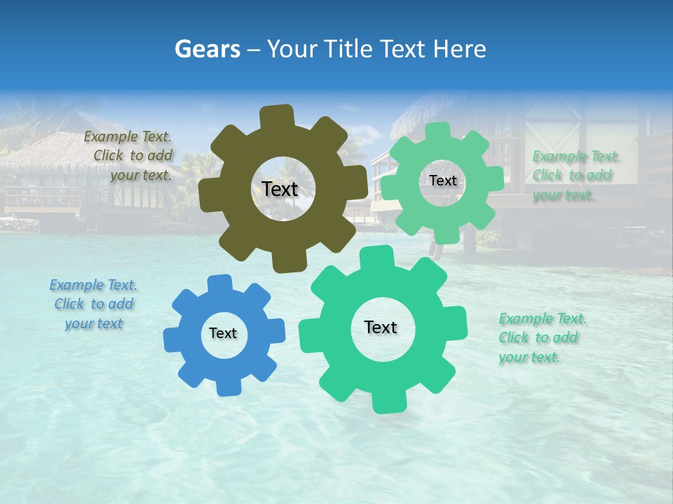 Paradise Palm Hotel PowerPoint Template