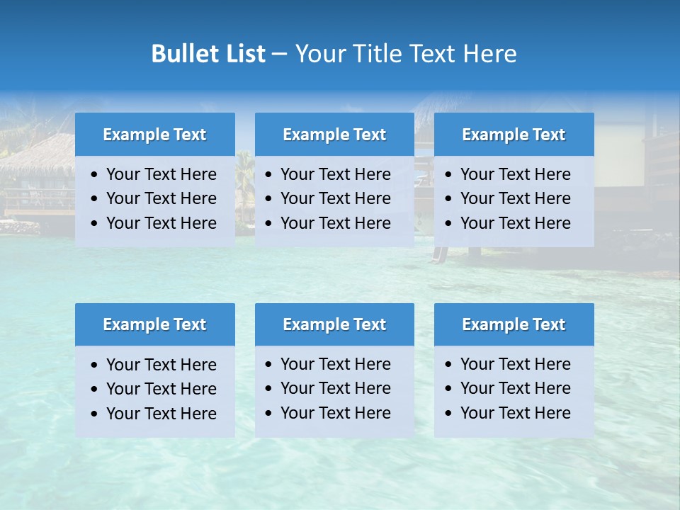 Paradise Palm Hotel PowerPoint Template