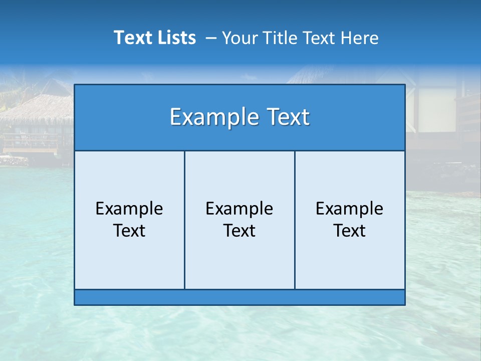 Paradise Palm Hotel PowerPoint Template